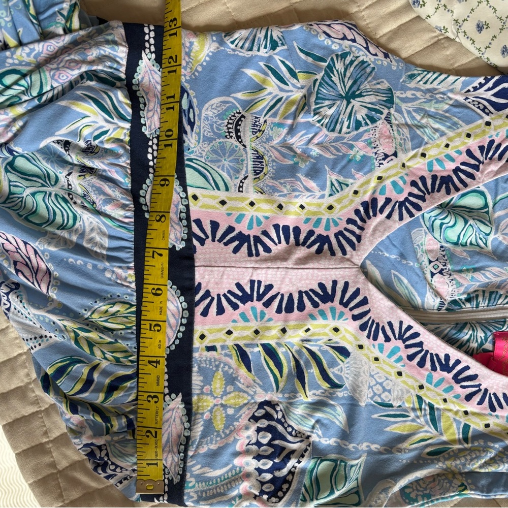 Lilly Pulitzer McKinley Maxi Dress Blue Peri Lapis Lanterns size Small - Picture 16 of 16